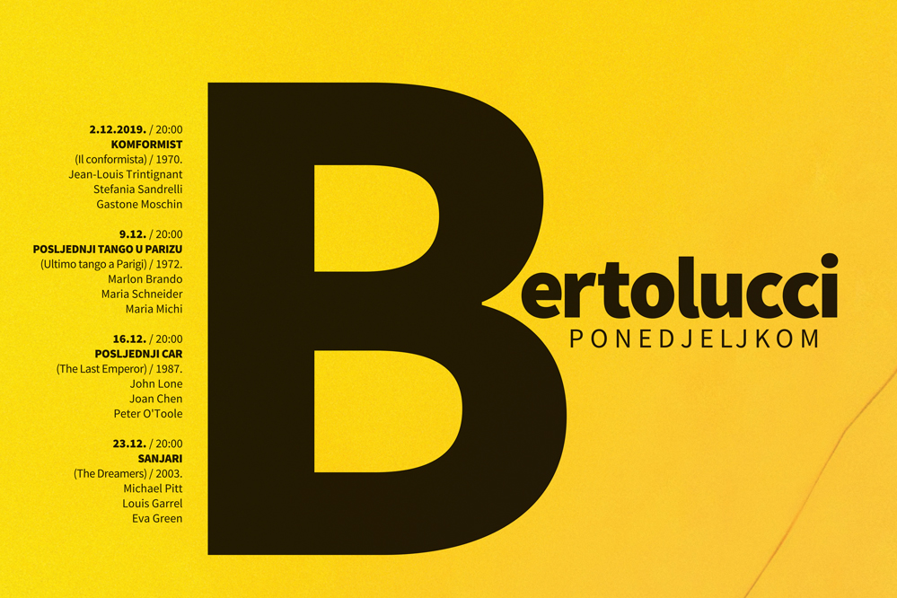 In December: Mondays with Bertolucci