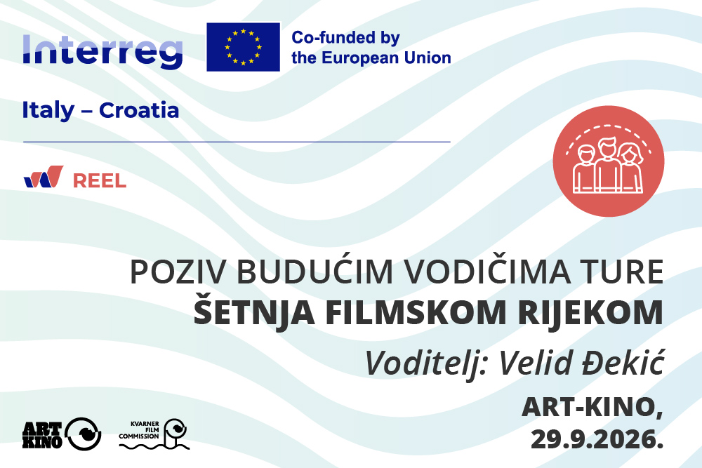 Poziv budućim vodičima ture Šetnja filmskom Rijekom