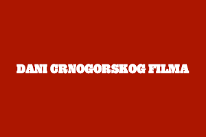 DANI CRNOGORSKOG FILMA 2009