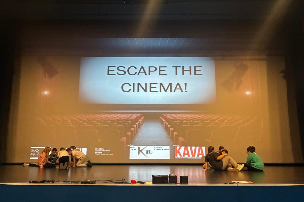 Escape the cinema - edukativno-zabavna radionica